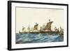 Viking Ships of the King Olaf I of Norway (995-1000)-null-Framed Art Print