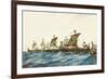 Viking Ships of the King Olaf I of Norway (995-1000)-null-Framed Art Print