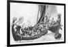 Viking Ships-null-Framed Giclee Print