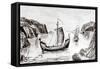 Viking Ships-null-Framed Stretched Canvas