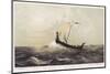 Viking Vessel Heads out into the Open Sea Her Sail Bellying out Before a Favouring Wind-W.j. Hofdijk-Mounted Photographic Print