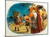 Viking Warrior Taking a Drink-Clive Uptton-Mounted Giclee Print