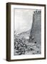 Vikings Attack Tower-G.F. Scott Elliot-Framed Art Print