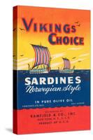 Vikings Choise Sardines-null-Stretched Canvas