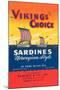 Vikings Choise Sardines-null-Mounted Art Print