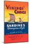 Vikings Choise Sardines-null-Mounted Art Print