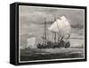 Vikings Sail to England-GW Benjamin-Framed Stretched Canvas