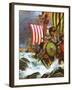 Vikings-English School-Framed Giclee Print