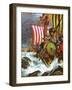 Vikings-English School-Framed Giclee Print