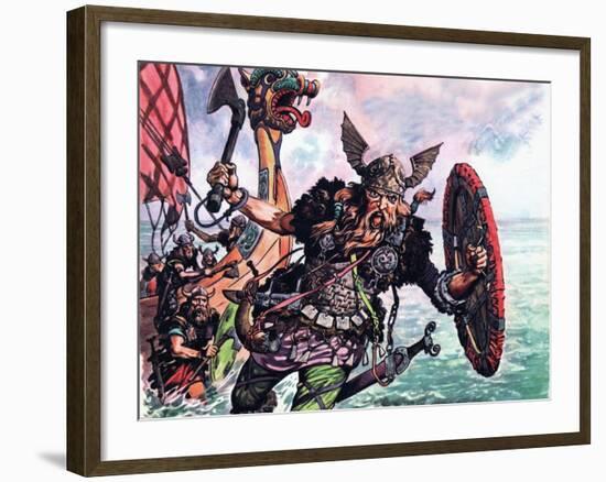 Vikings-Peter Jackson-Framed Giclee Print