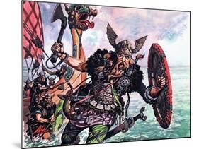 Vikings-Peter Jackson-Mounted Giclee Print