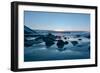 Vikten Beach in the Lofoten Islands, Norway in the Winter at Sunset-Felix Lipov-Framed Photographic Print