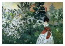 Spring-Viktor Borisov-musatov-Framed Art Print