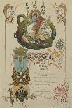 Menu for the Annual Banquet for the Knights of the Order of St. George, November 28, 1899-Viktor Mikhaylovich Vasnetsov-Giclee Print