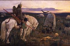 Knight at the Crossroads. Date/Period: 1882. Painting. Oil on canvas. Height: 167 cm (65.7 in); ...-Viktor Vasnetsov-Poster