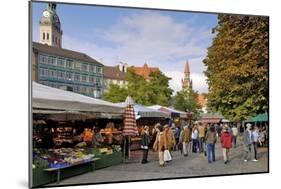 Viktualienmarkt, Food Market, Munich (Munchen), Bavaria (Bayern), Germany-Gary Cook-Mounted Photographic Print