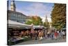 Viktualienmarkt, Food Market, Munich (Munchen), Bavaria (Bayern), Germany-Gary Cook-Stretched Canvas