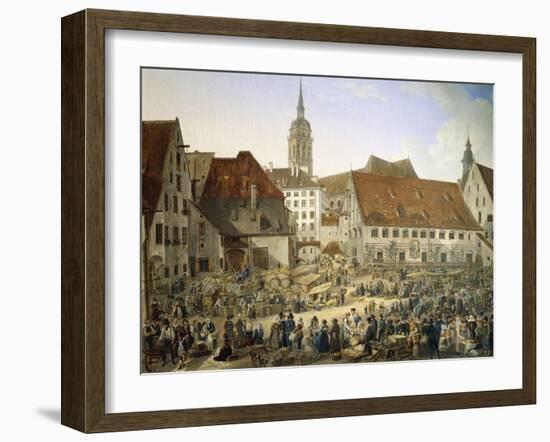 Viktualienmarkt-null-Framed Giclee Print