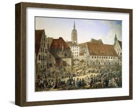 Viktualienmarkt-null-Framed Giclee Print