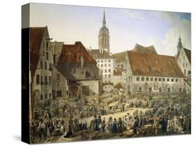 Viktualienmarkt-null-Stretched Canvas