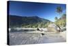 Vila do Abraao Beach, Ilha Grande, Rio de Janeiro State, Brazil, South America-Ian Trower-Stretched Canvas