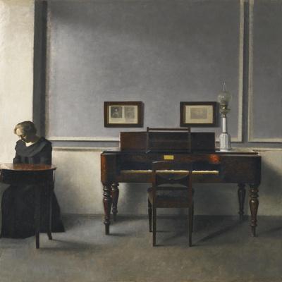Ida in an Interior with Piano