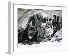 Vilhjalmar Stefansson Discovered Blond Eskimos-Graham Coton-Framed Giclee Print