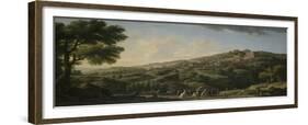 Villa at Caprarola, 1746 (Oil on Canvas)-Claude Joseph Vernet-Framed Giclee Print