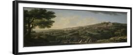 Villa at Caprarola, 1746 (Oil on Canvas)-Claude Joseph Vernet-Framed Giclee Print