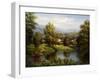 Villa at the River Bank-Hulsey-Framed Art Print