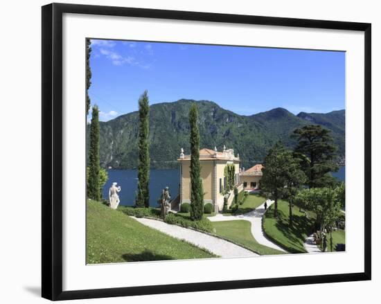 Villa Balbianello, Lenno, Lake Como, Lombardy, Italy, Europe-Vincenzo Lombardo-Framed Photographic Print