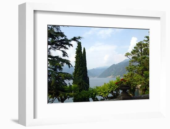 Villa Balbianello Park Facing Lake Como, Lenno, Italy-Stefano Amantini-Framed Photographic Print