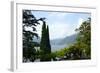 Villa Balbianello Park Facing Lake Como, Lenno, Italy-Stefano Amantini-Framed Photographic Print