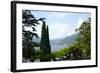 Villa Balbianello Park Facing Lake Como, Lenno, Italy-Stefano Amantini-Framed Photographic Print