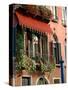 Villa Balcony, Venice, Italy-Lisa S^ Engelbrecht-Stretched Canvas