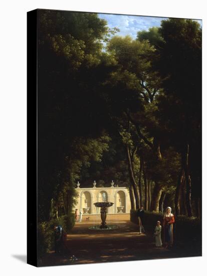 Villa Borghese, Rome, 1810-Jean-Joseph-Xavier Bidault-Stretched Canvas