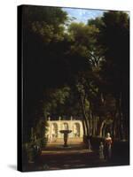 Villa Borghese, Rome, 1810-Jean-Joseph-Xavier Bidault-Stretched Canvas