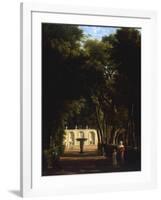 Villa Borghese, Rome, 1810-Jean-Joseph-Xavier Bidault-Framed Giclee Print