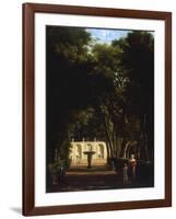 Villa Borghese, Rome, 1810-Jean-Joseph-Xavier Bidault-Framed Giclee Print