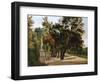 Villa Borghese-Gustaf-Wilhelm Palm-Framed Art Print