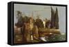 Villa by the Sea, 1878-Arnold Bocklin-Framed Stretched Canvas