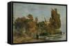 Villa by the Sea, 2. Version, 1865-Arnold Bocklin-Framed Stretched Canvas