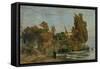 Villa by the Sea, 2. Version, 1865-Arnold Bocklin-Framed Stretched Canvas