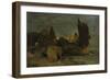 Villa by the Sea (First Version), about 1864-Arnold Bocklin-Framed Giclee Print