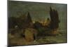 Villa by the Sea (First Version), about 1864-Arnold Bocklin-Mounted Giclee Print