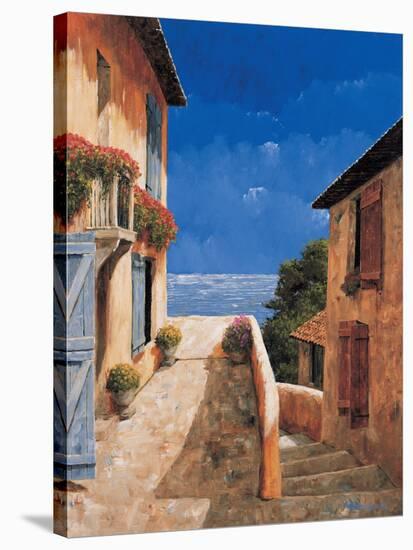 Villa By the Sea-Gilles Archambault-Stretched Canvas