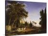 Villa D'Este in Tivoli, 1840-Giovanni Francesco Barbieri-Stretched Canvas