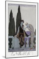 Villa D'Este Near Florence-Georges Barbier-Mounted Giclee Print