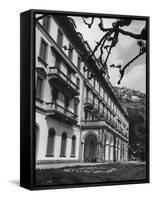 Villa D'Este, Now a Famous Hotel on Lake Como-Carl Mydans-Framed Stretched Canvas