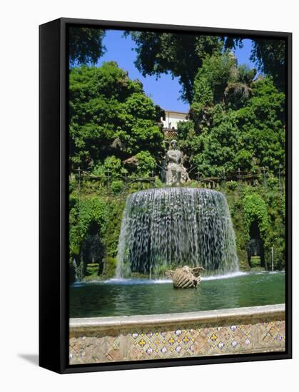 Villa d'Este, Tivoli, Lazio, Italy-Bruno Morandi-Framed Stretched Canvas